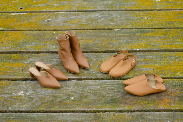 【まる子】CONSTRUCTIVE HEEL BABOUCHE まる子】CONSTRUCTIVE HEEL BABOUCHE まる子】CONSTRUCTIVE HEEL