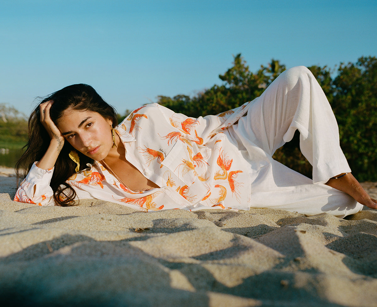 Beatrice Valenzuela - PESCADOR BLOUSE SAL CAMARÓN SILK