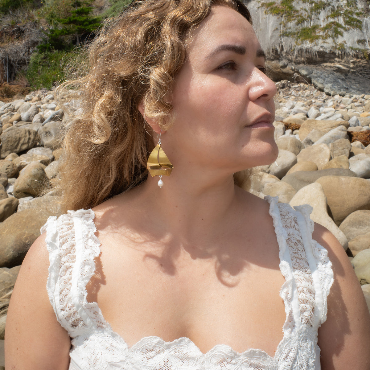 CALYPSO BOAT EARRINGS - Beatricevalenzuela.com