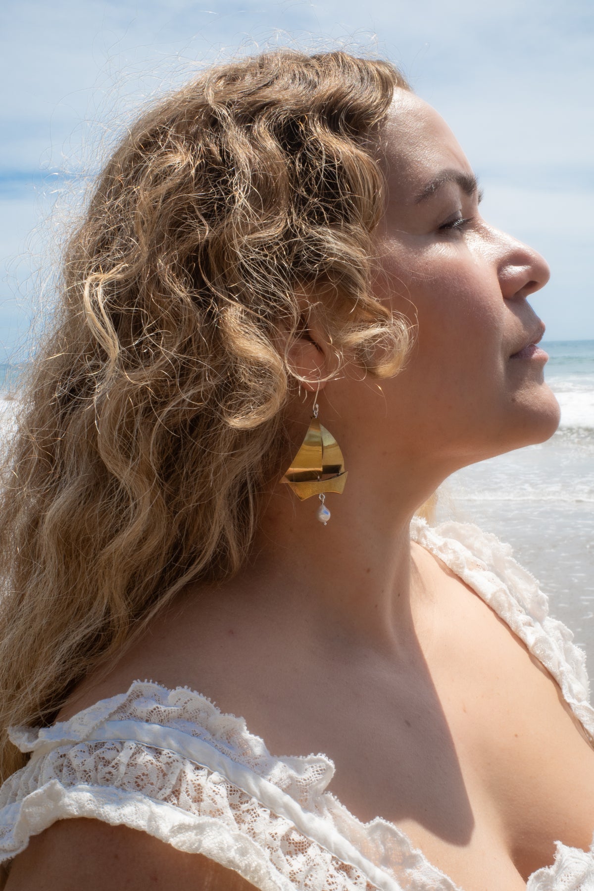 CALYPSO BOAT EARRINGS - Beatricevalenzuela.com