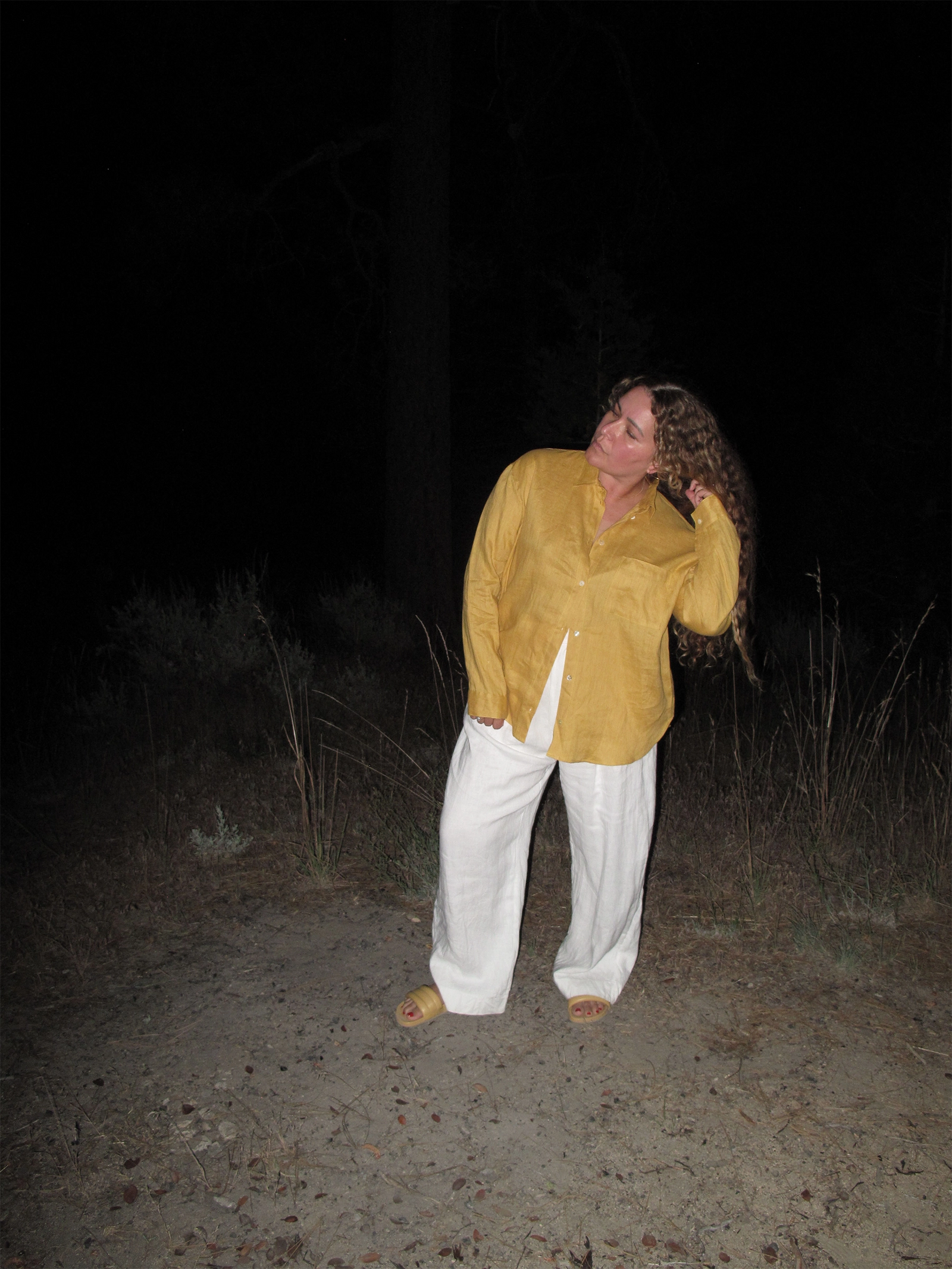 Beatrice Valenzuela - PESCADOR BLOUSE LINEN AZAFRÁN