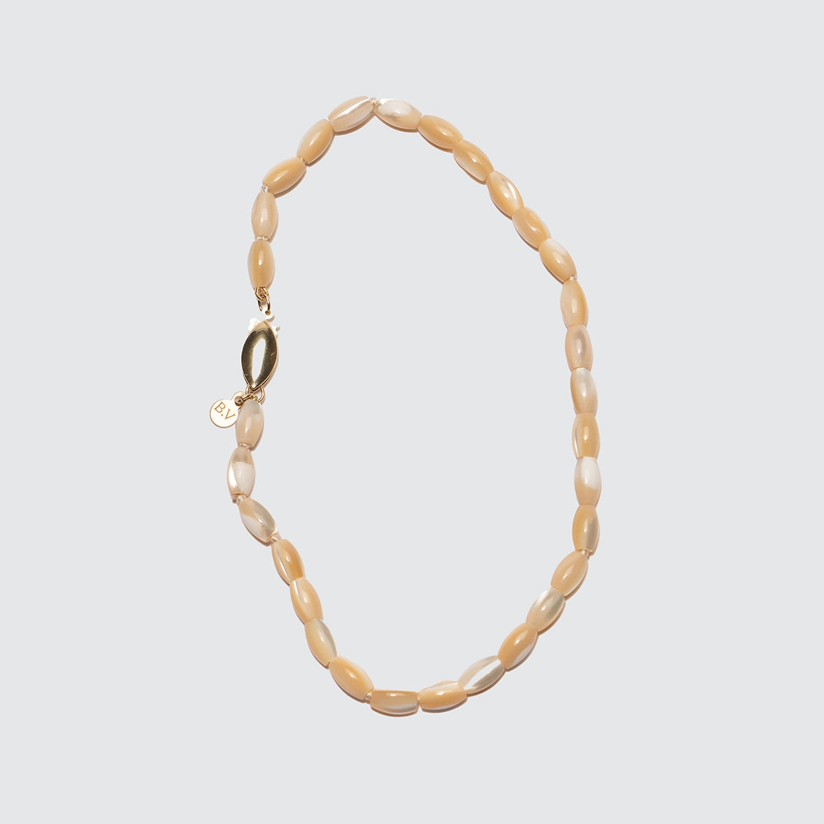 OVAL MOTHER OF PEARL ANKLET