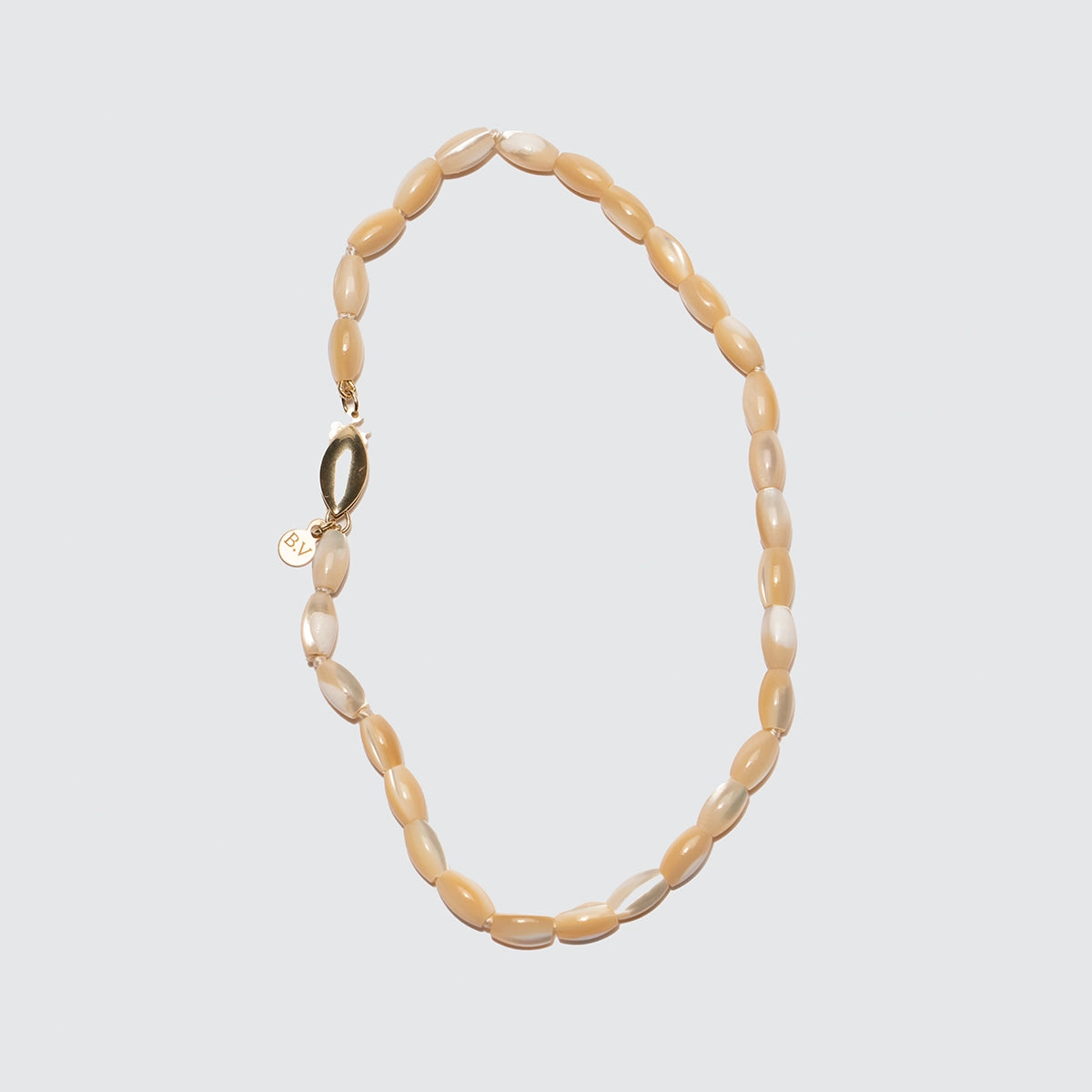 Beatrice Valenzuela - OVAL MOTHER OF PEARL ANKLET