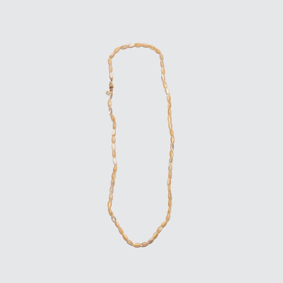 OVAL MOTHER OF PEARL NECKLACE