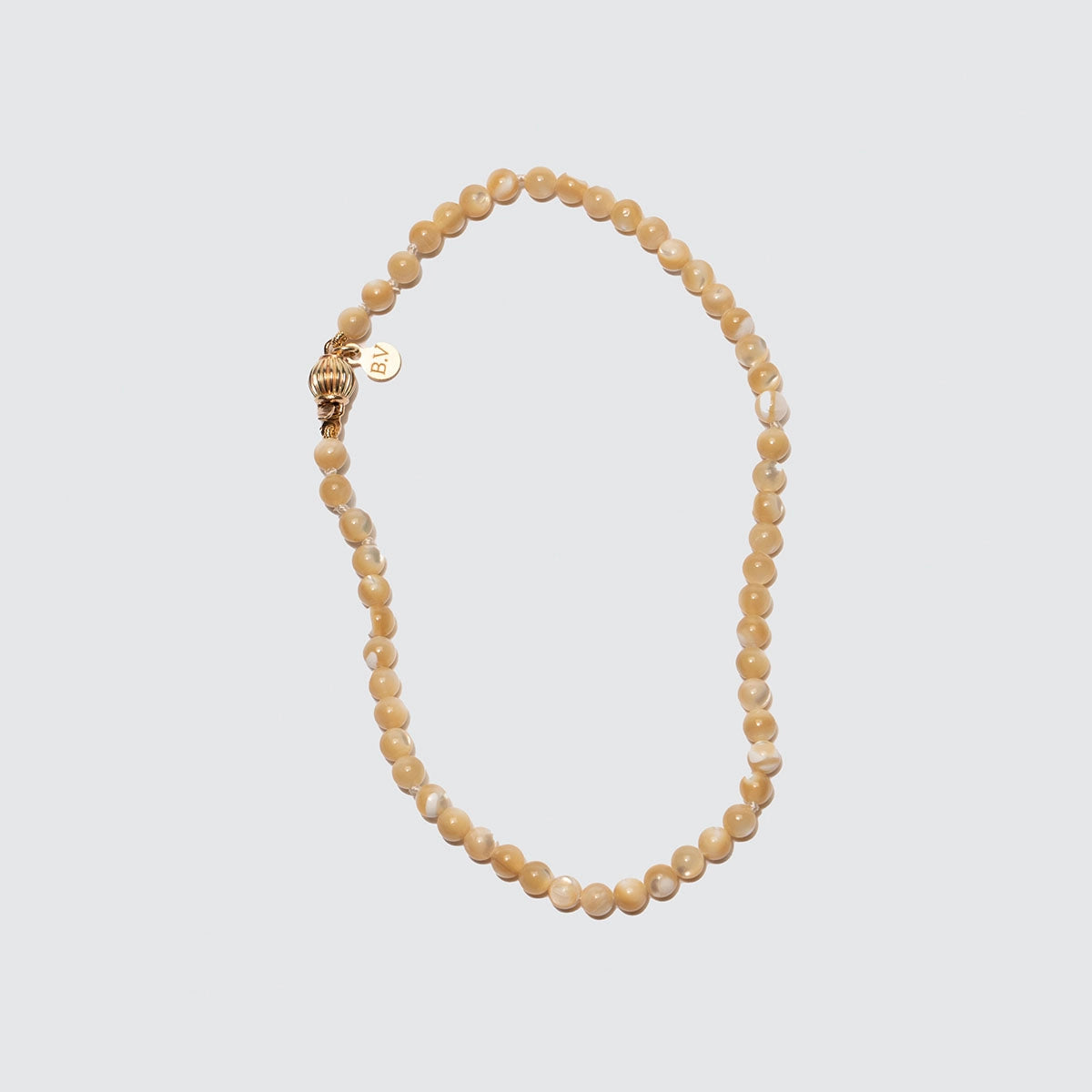 Beatrice Valenzuela - ROUND MOTHER OF PEARL BRACELET