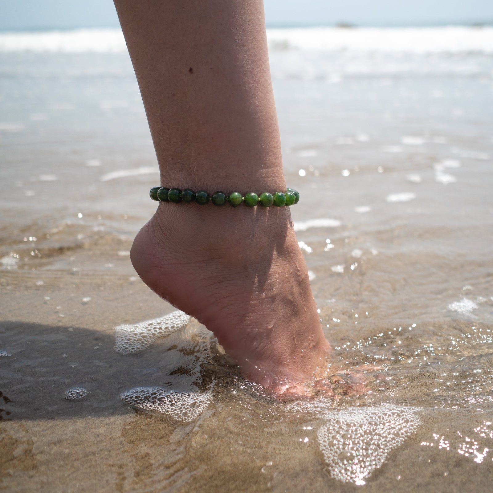 NEPHRITE JADE ANKLET - Beatricevalenzuela.com