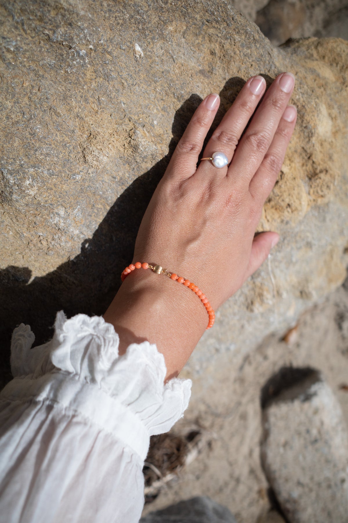 SUNSET CORAL BRACELET - Beatricevalenzuela.com