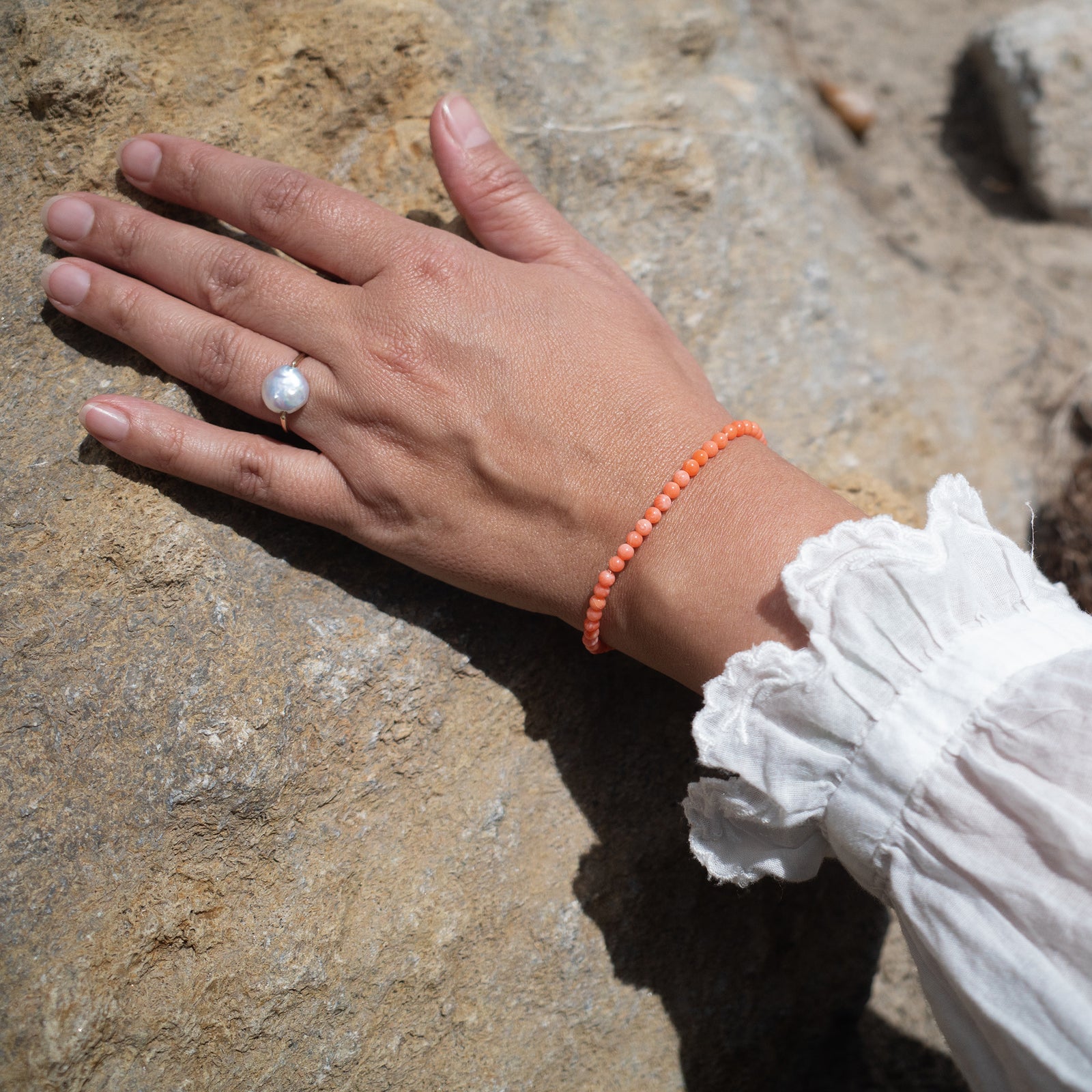 SUNSET CORAL BRACELET - Beatricevalenzuela.com