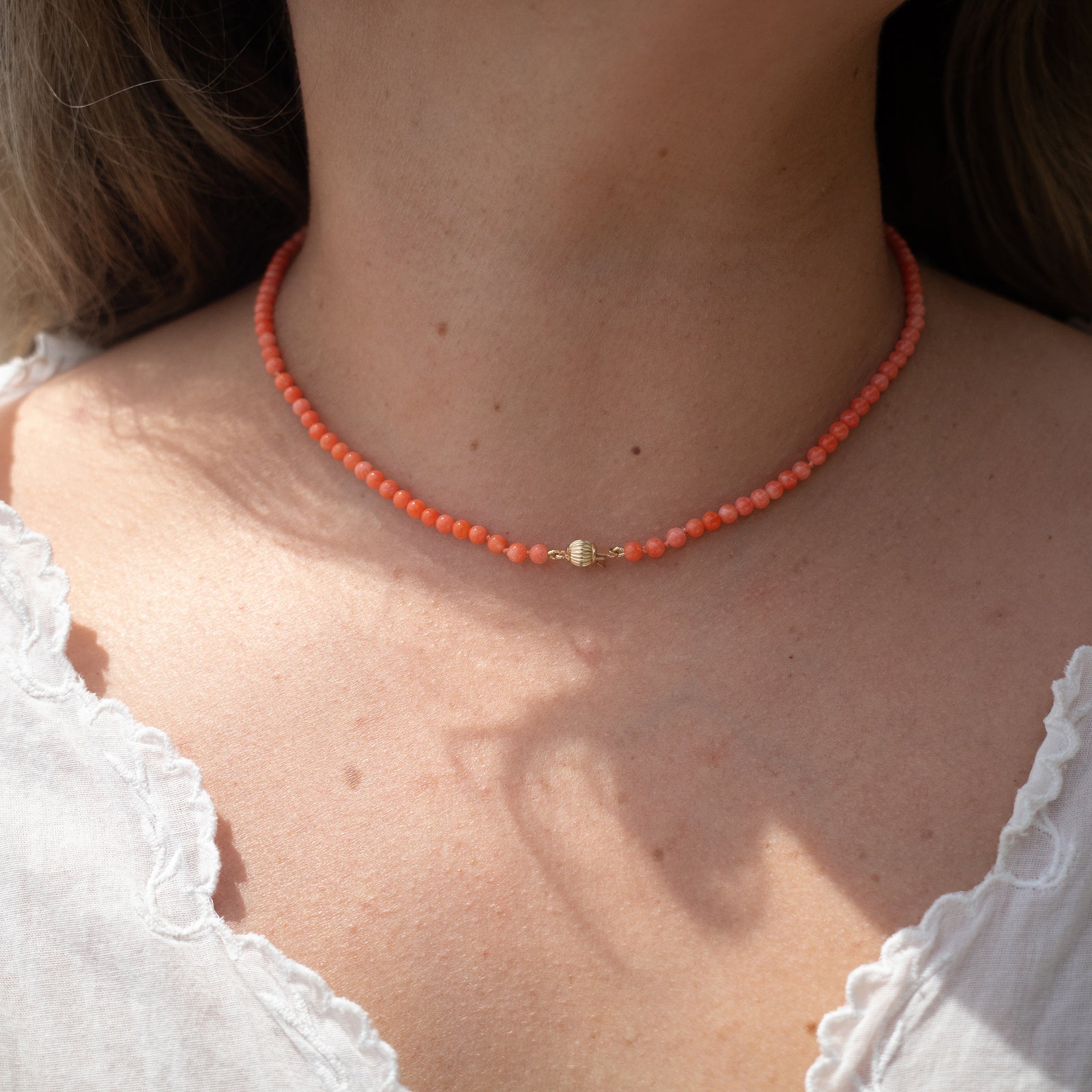 SUNSET CORAL NECKLACE - Beatricevalenzuela.com