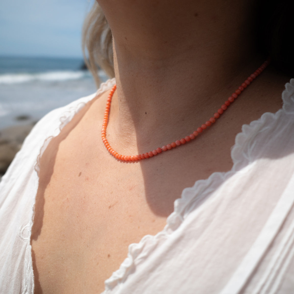 SUNSET CORAL NECKLACE - Beatricevalenzuela.com