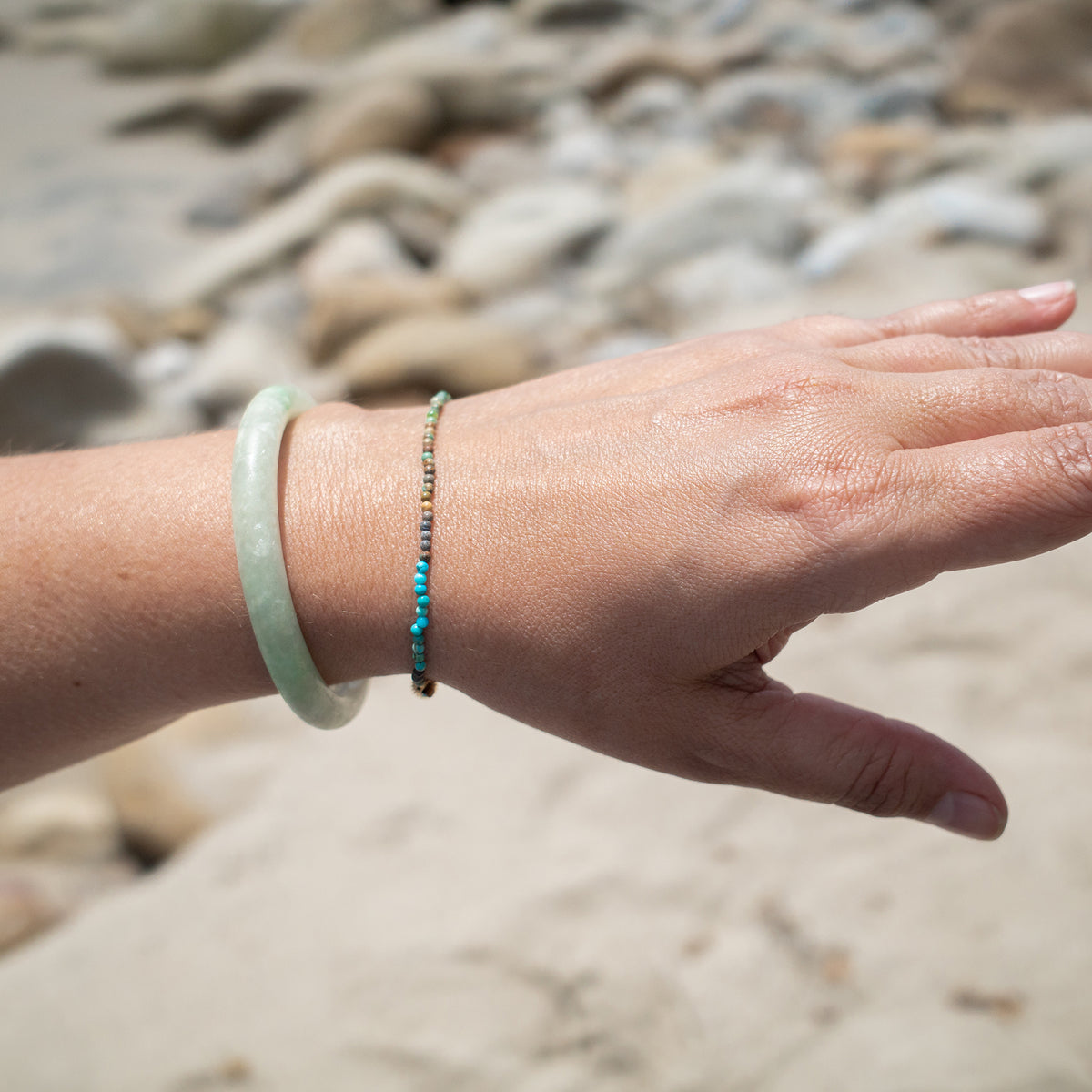 VARIEGATED TURQUOISE BRACELET - Beatricevalenzuela.com