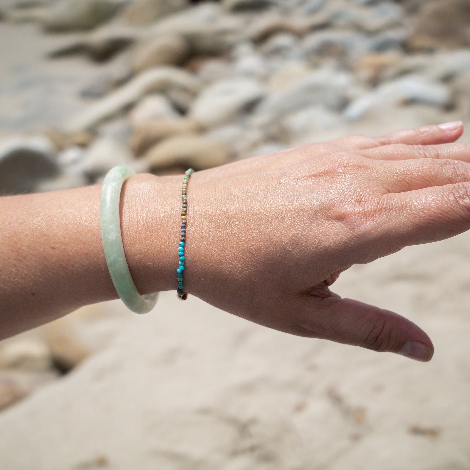 VARIEGATED TURQUOISE BRACELET - Beatricevalenzuela.com