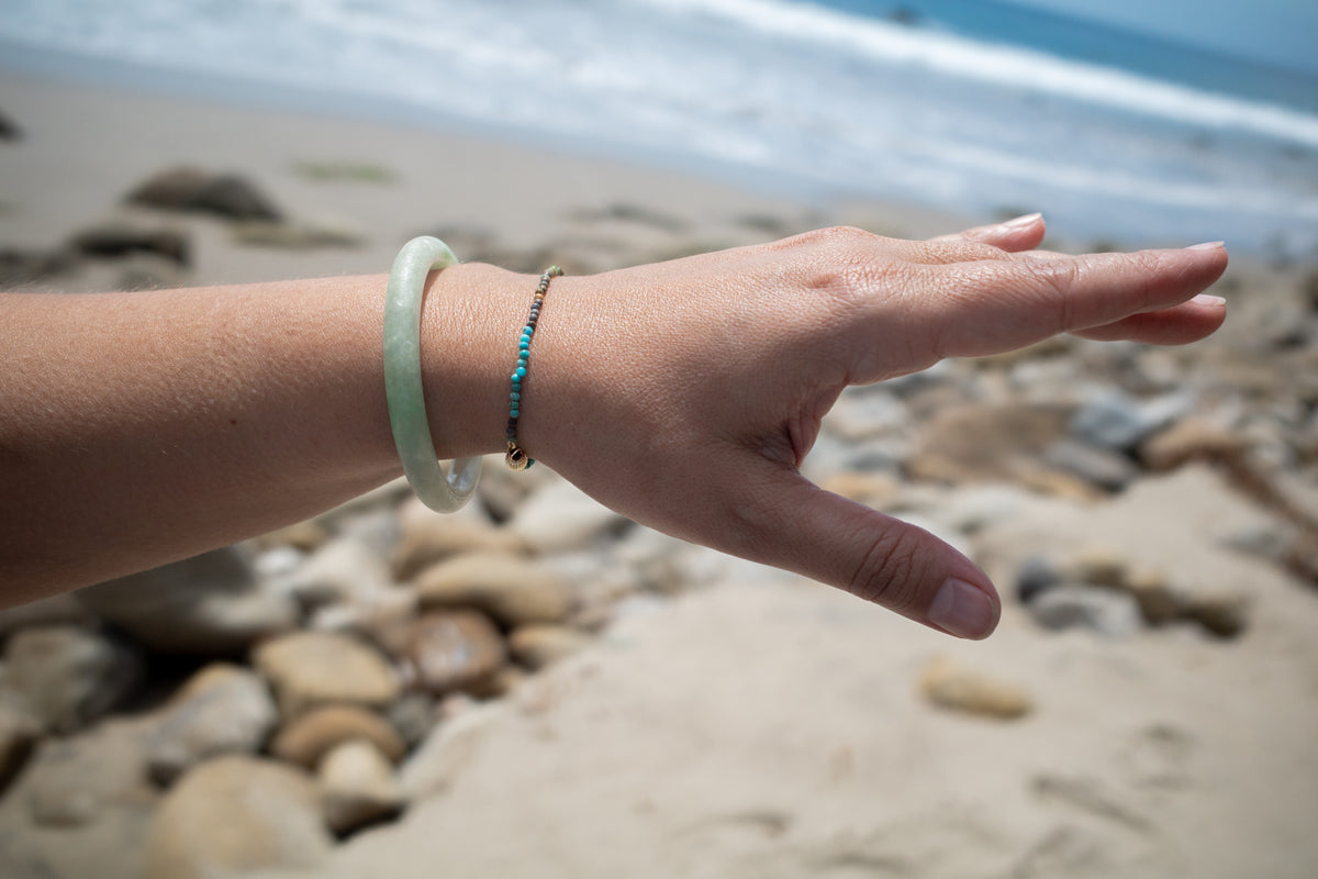 VARIEGATED TURQUOISE BRACELET - Beatricevalenzuela.com