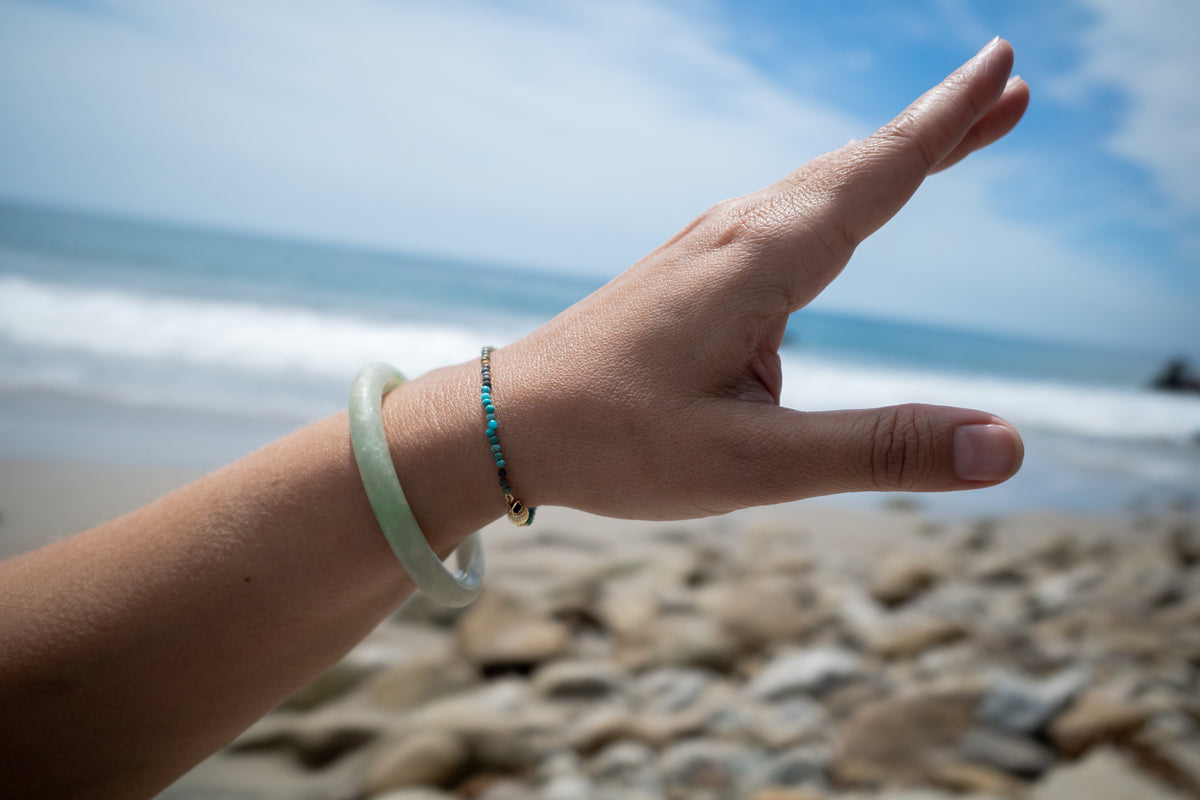 VARIEGATED TURQUOISE BRACELET - Beatricevalenzuela.com
