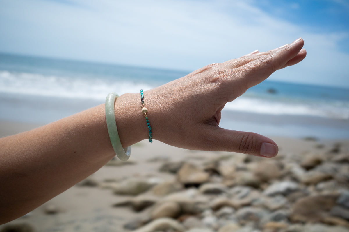 VARIEGATED TURQUOISE BRACELET - Beatricevalenzuela.com