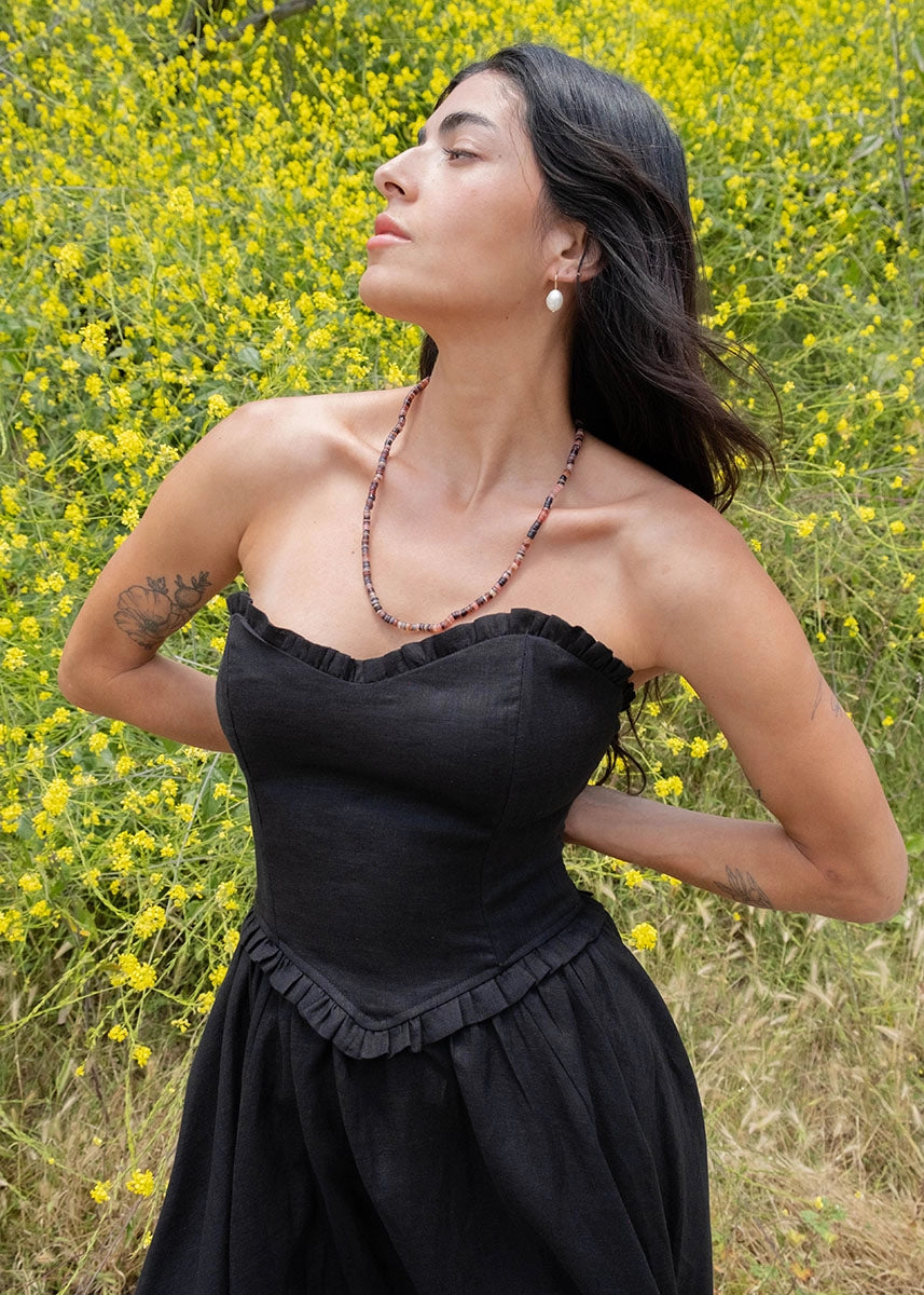 Beatrice Valenzuela - COLETTE DRESS WITH RUFFLE