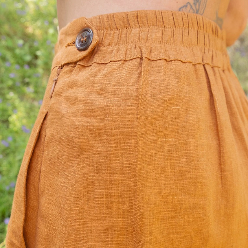 Beatrice Valenzuela - FORMENTERA TROUSER RUM LINEN