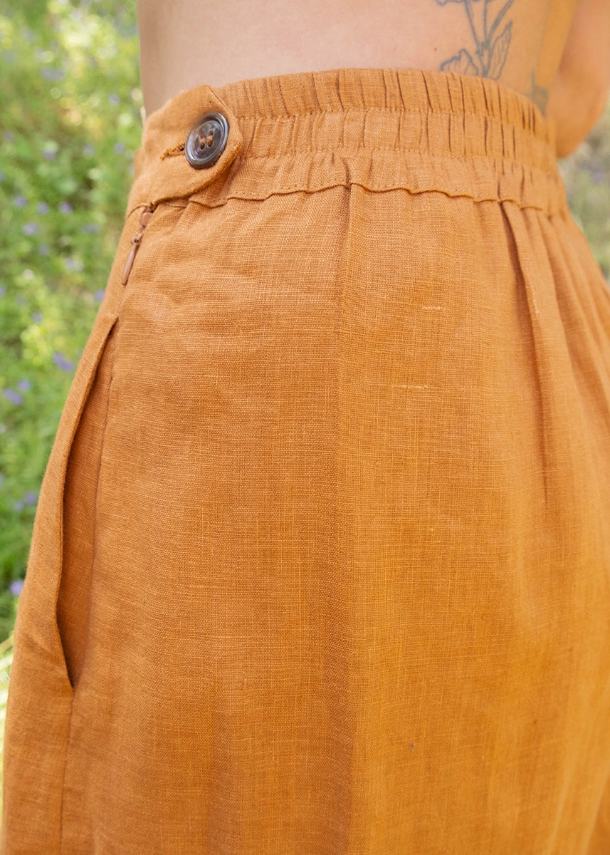 Beatrice Valenzuela - FORMENTERA TROUSER RUM LINEN