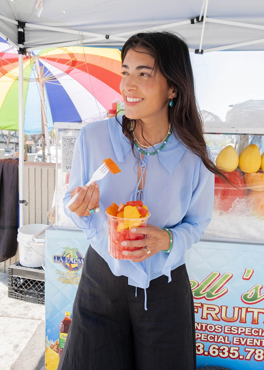 MENORCA BLOUSE RAIN Beatricevalenzuela