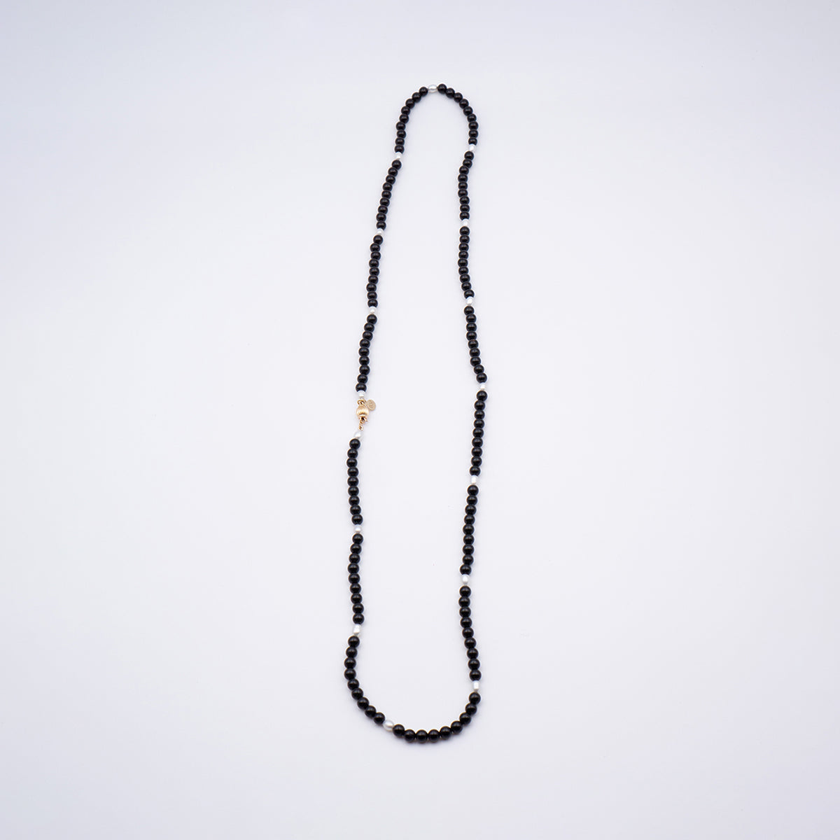 ONYX& PEARL NECKLACE MIDNIGHT◆HALEINE◆ ONYX & PEARL NECKLACE - Beatricevalenzuela.com
