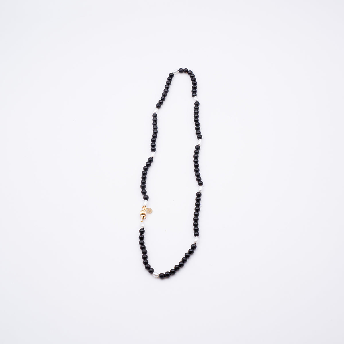 Beatrice Valenzuela - ONYX & PEARL NECKLACE