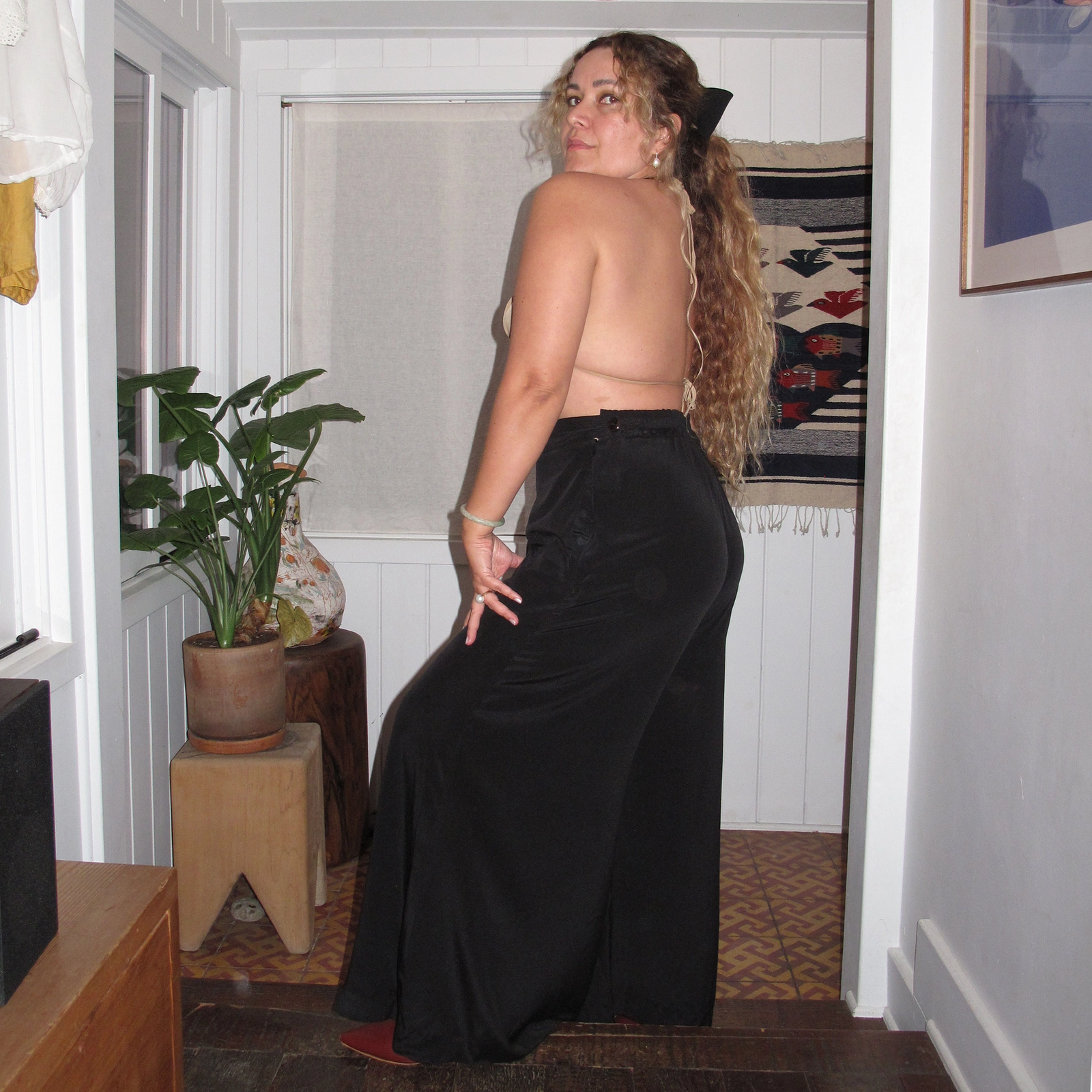 Beatrice Valenzuela - FORMENTERA TROUSER TINTA SILK