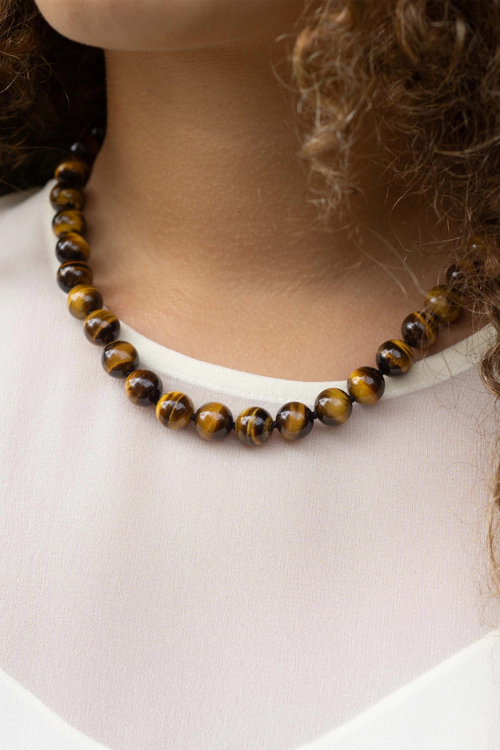 Beatrice Valenzuela - TIGERS EYE NECKLACE