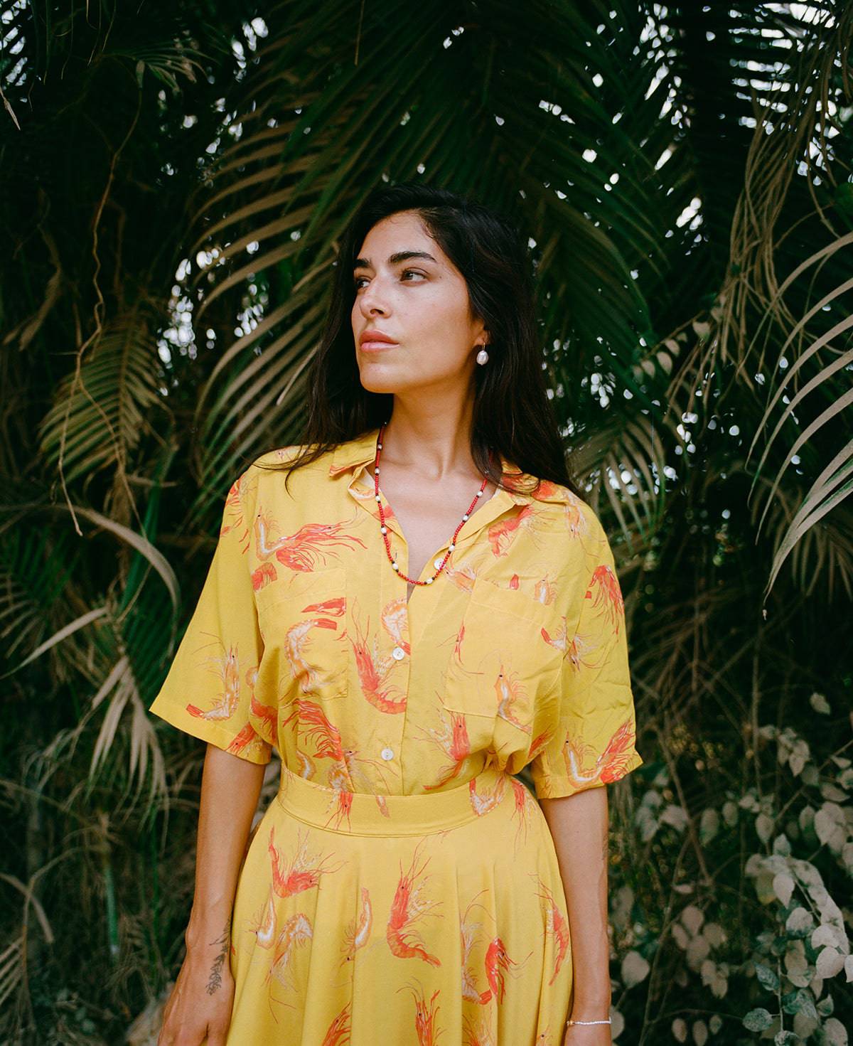 Beatrice Valenzuela - RIDING SKIRT MANTEQUILLA CAMARÓN SILK