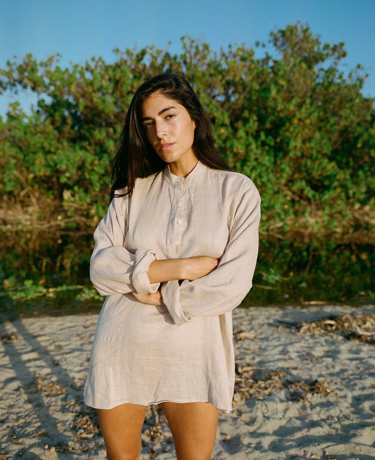 Beatrice Valenzuela - OBRERO TUNIC SAND LINEN