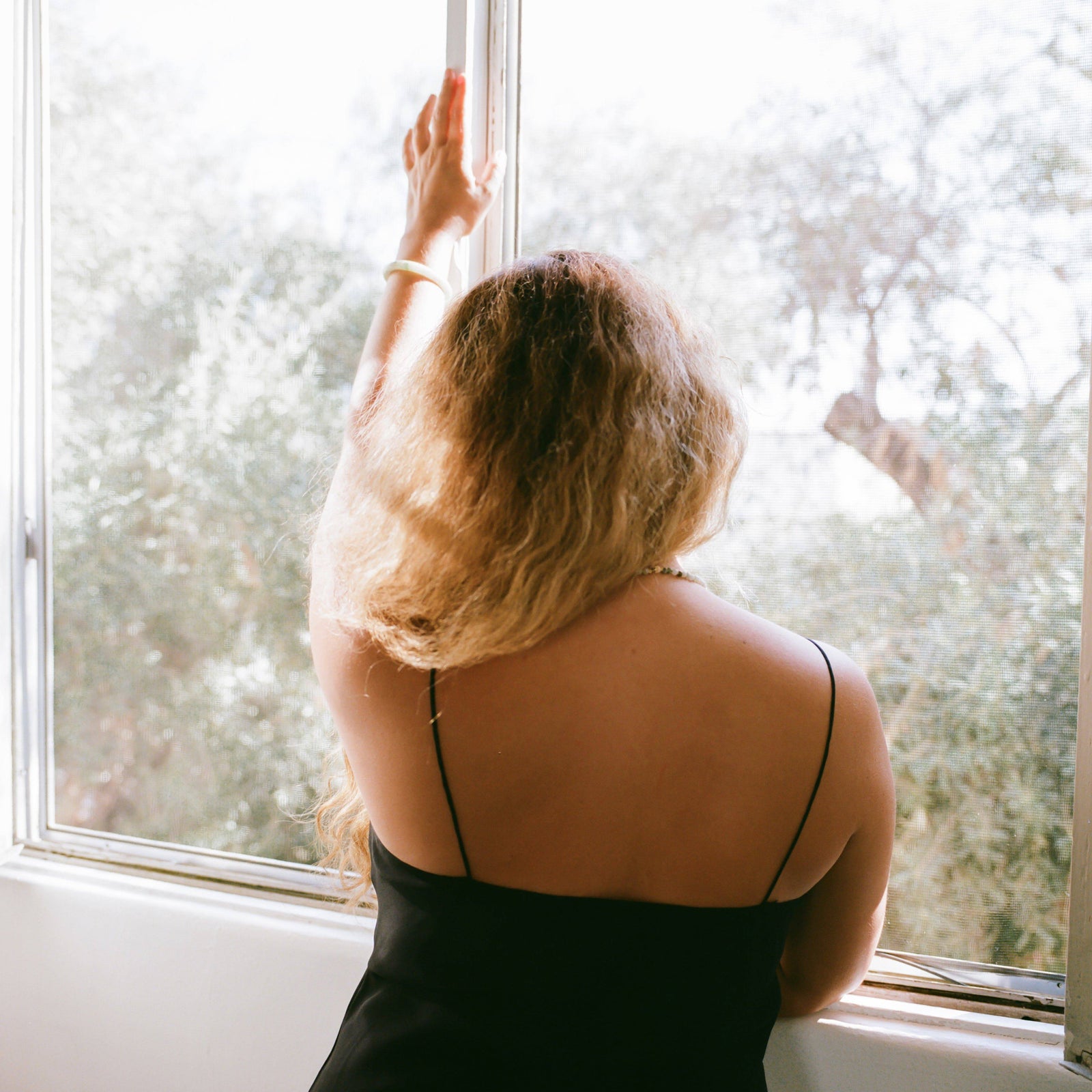 Beatrice Valenzuela - CAMISOLE SILK SLIP BLACK