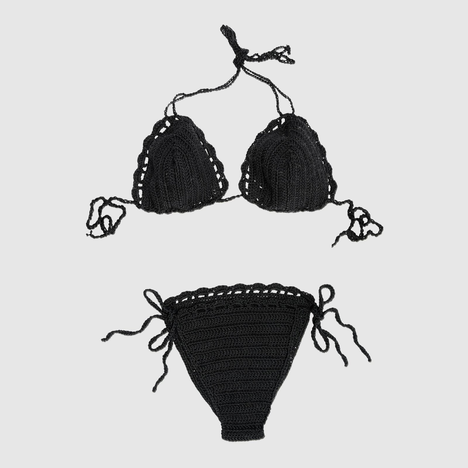 Beatrice Valenzuela - PARADISO CROCHET BIKINI TOP TINTA