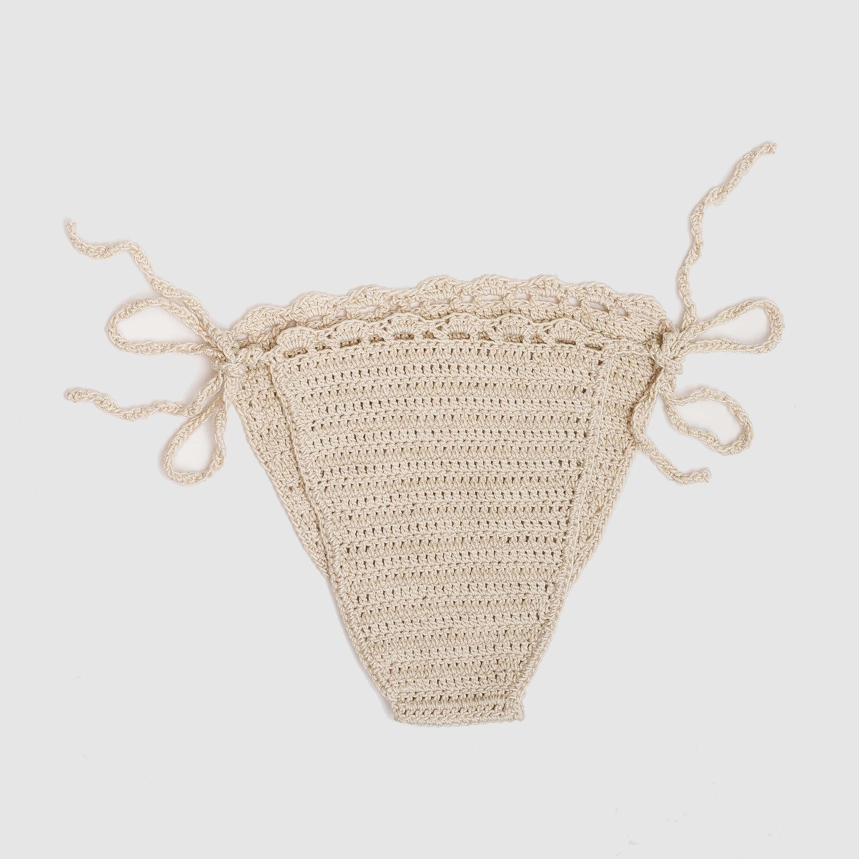 PARADISO CROCHET BIKINI BOTTOM SHELL - Beatricevalenzuela.com