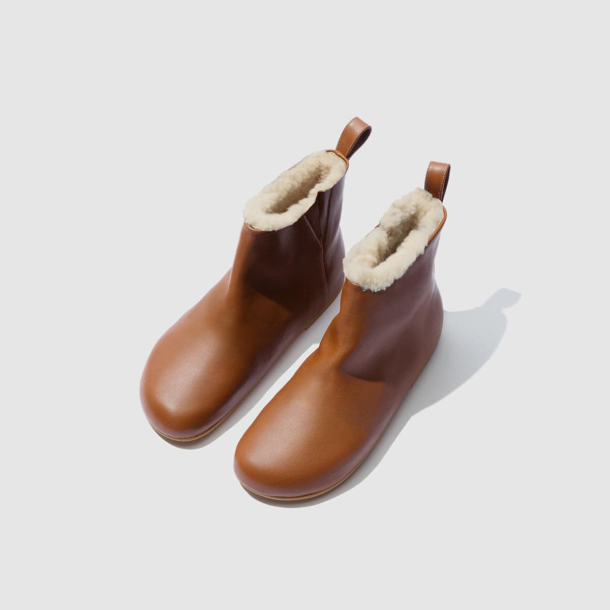 Umber Short Boot with Shearling Umber Short Boot with Shearling