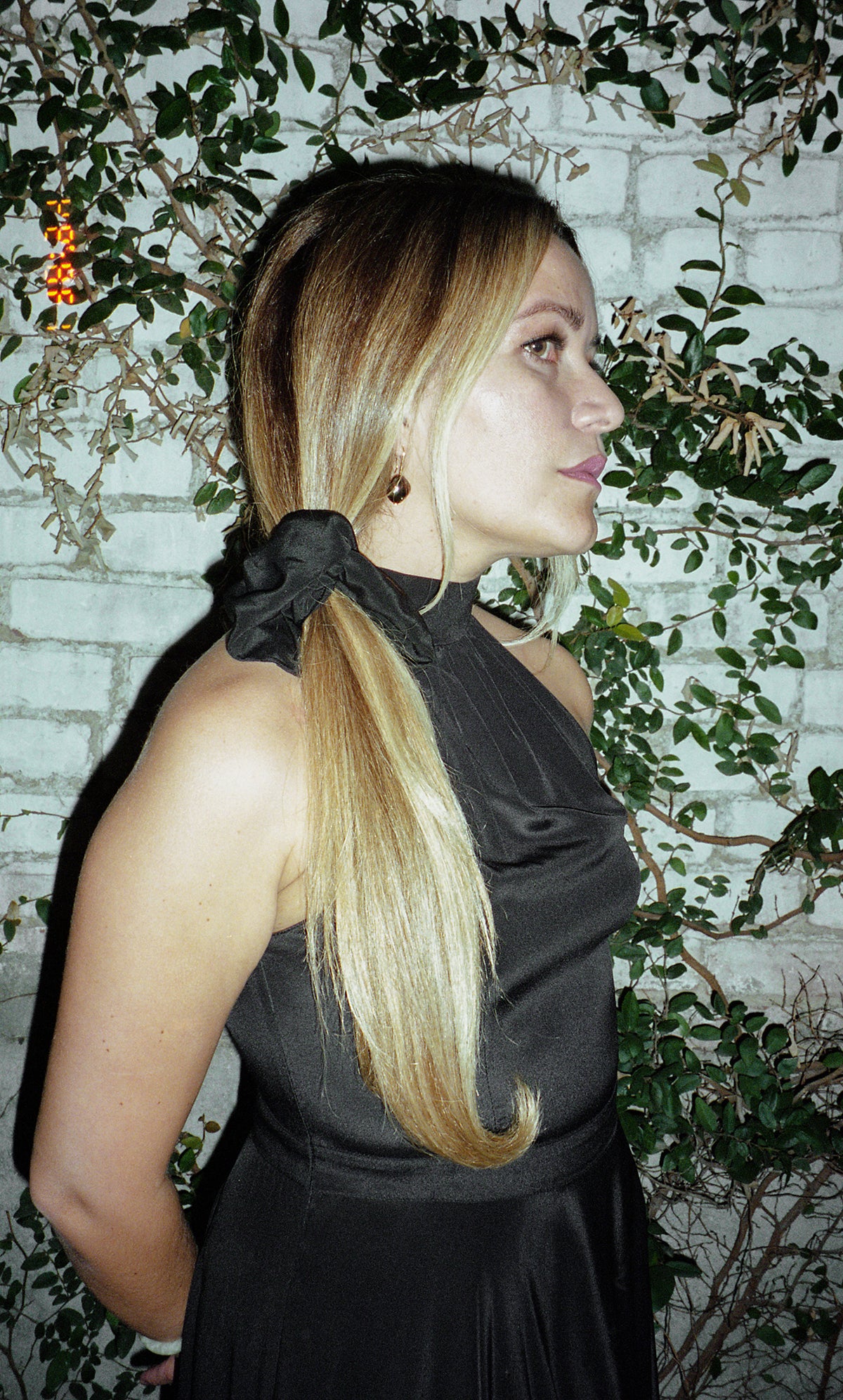 Beatrice Valenzuela - BLACK SILK HAIR TIE