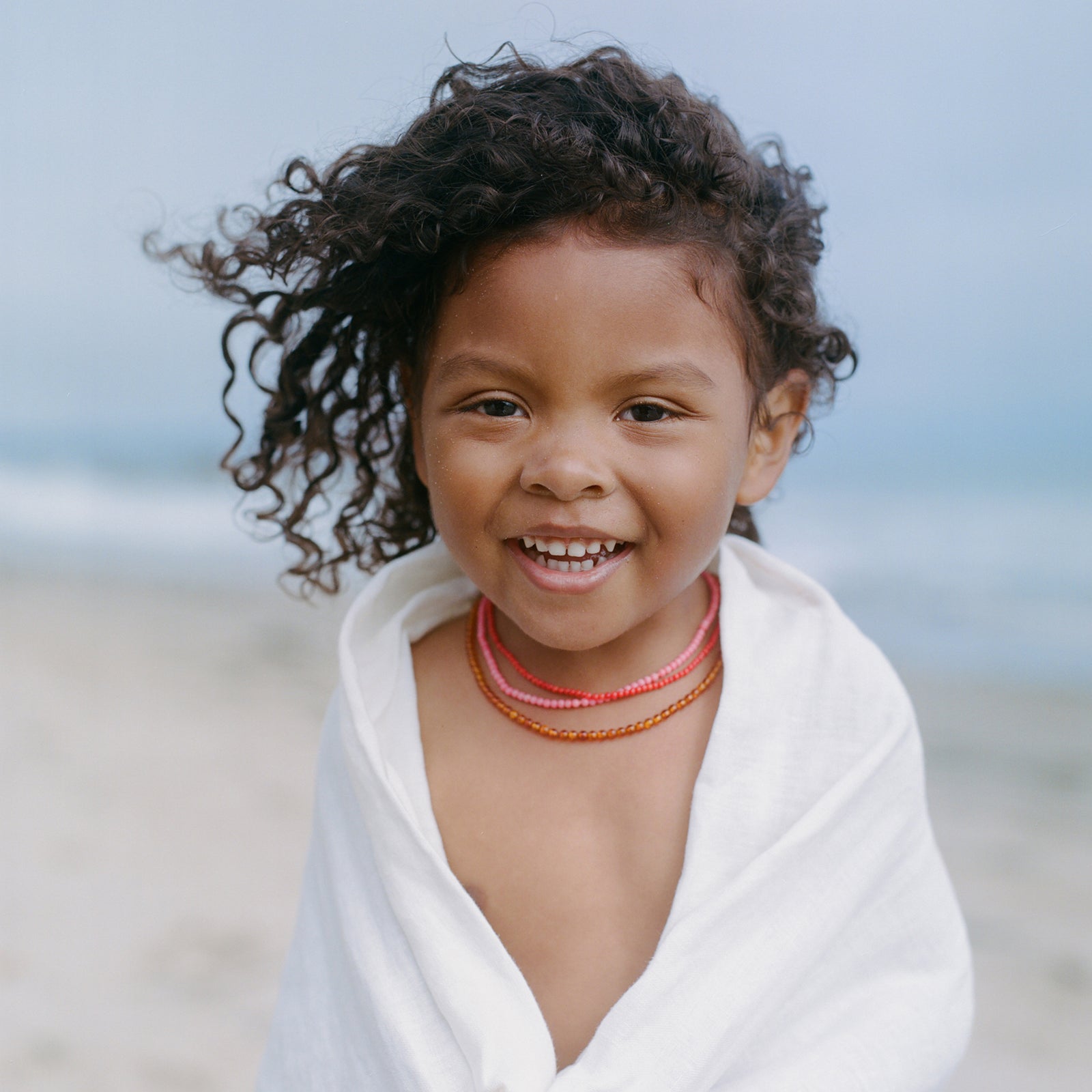 Beatrice Valenzuela - BABY PINK BAMBOO CORAL BRUJERÍA NECKLACE