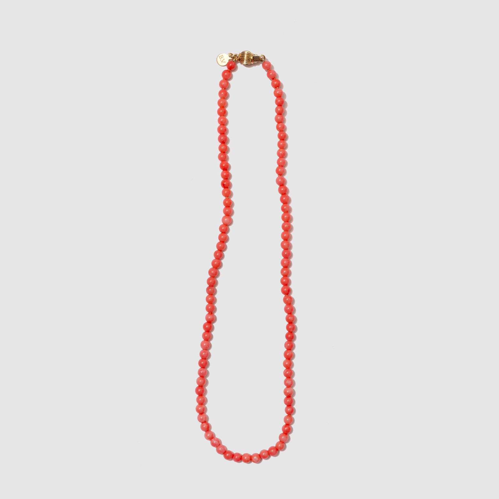 Beatrice Valenzuela - BABY PINK BAMBOO CORAL BRUJERÍA NECKLACE