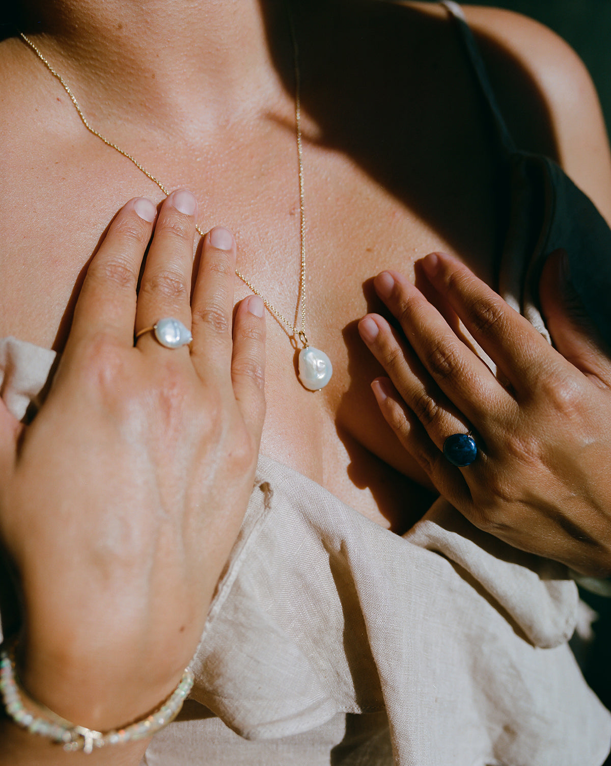 Beatrice Valenzuela - LONG GOLD NECKLACE