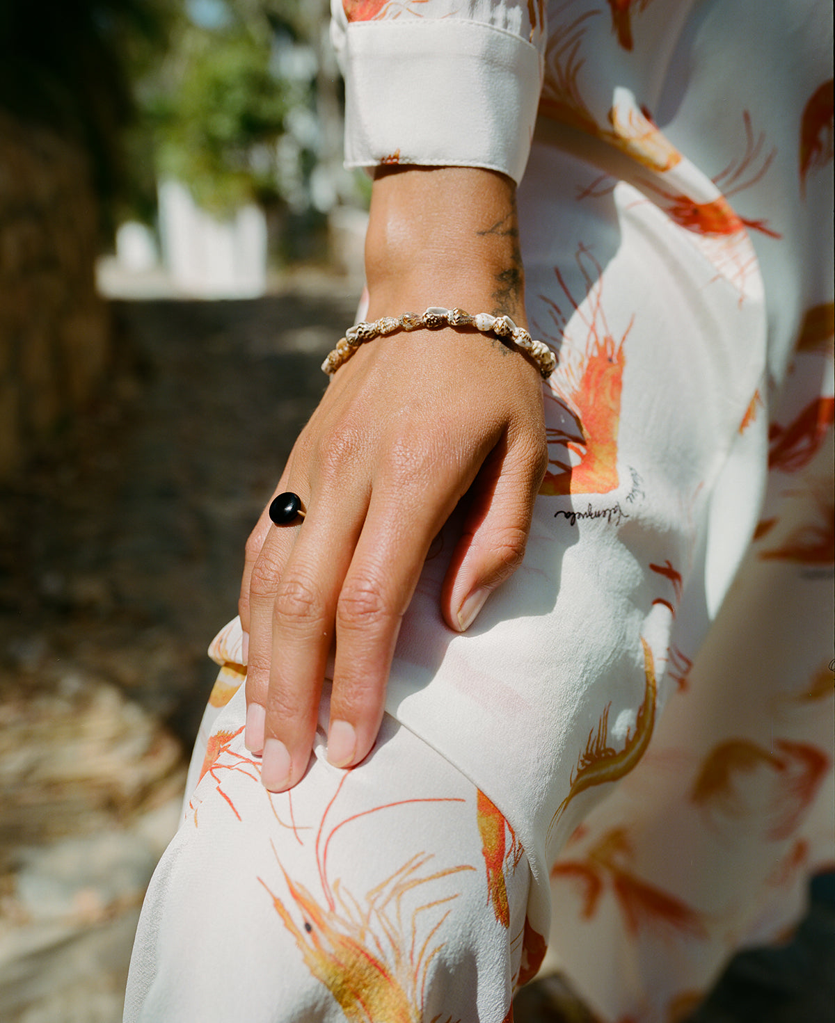 Beatrice Valenzuela - BLACK AGATE RING