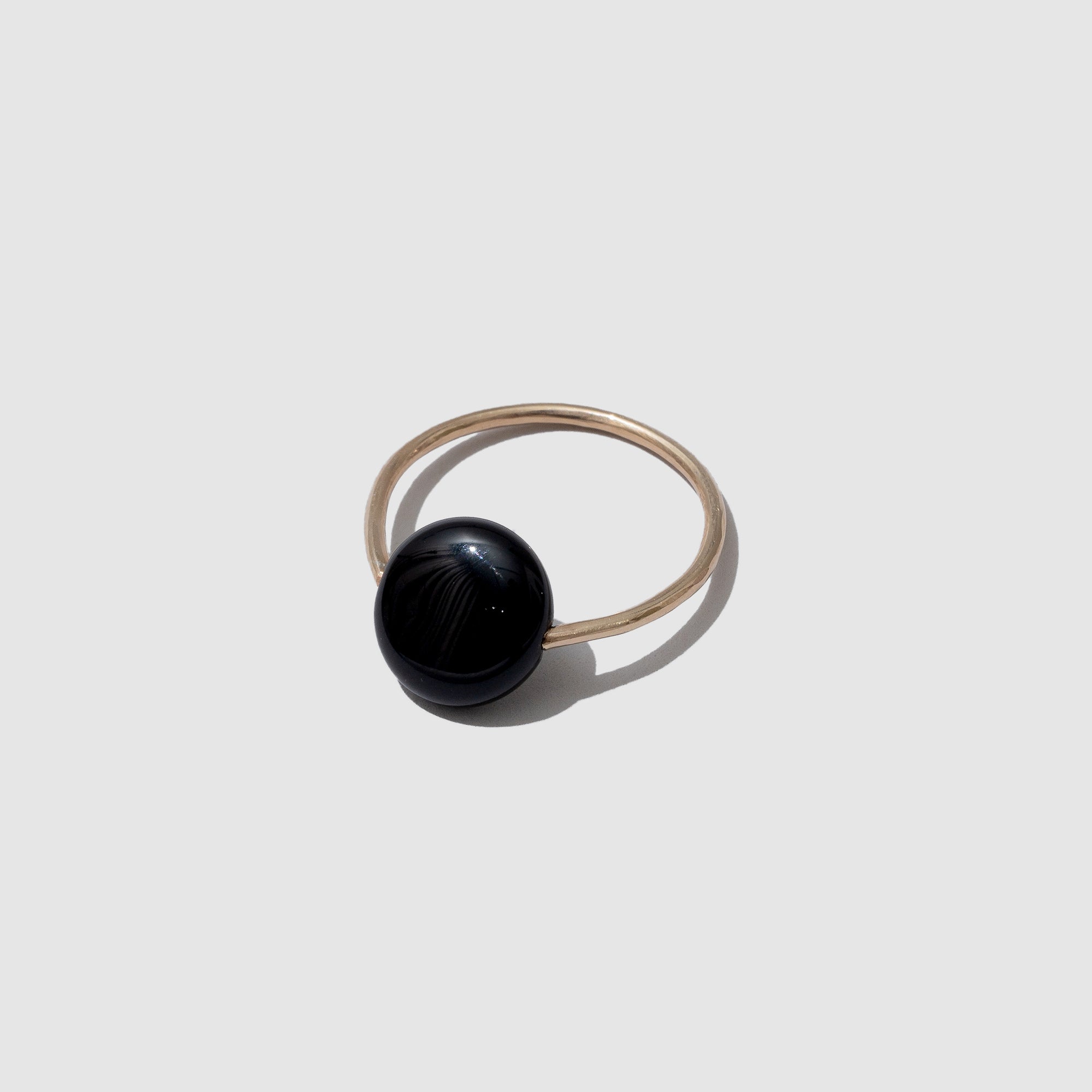 Beatrice Valenzuela - BLACK AGATE RING