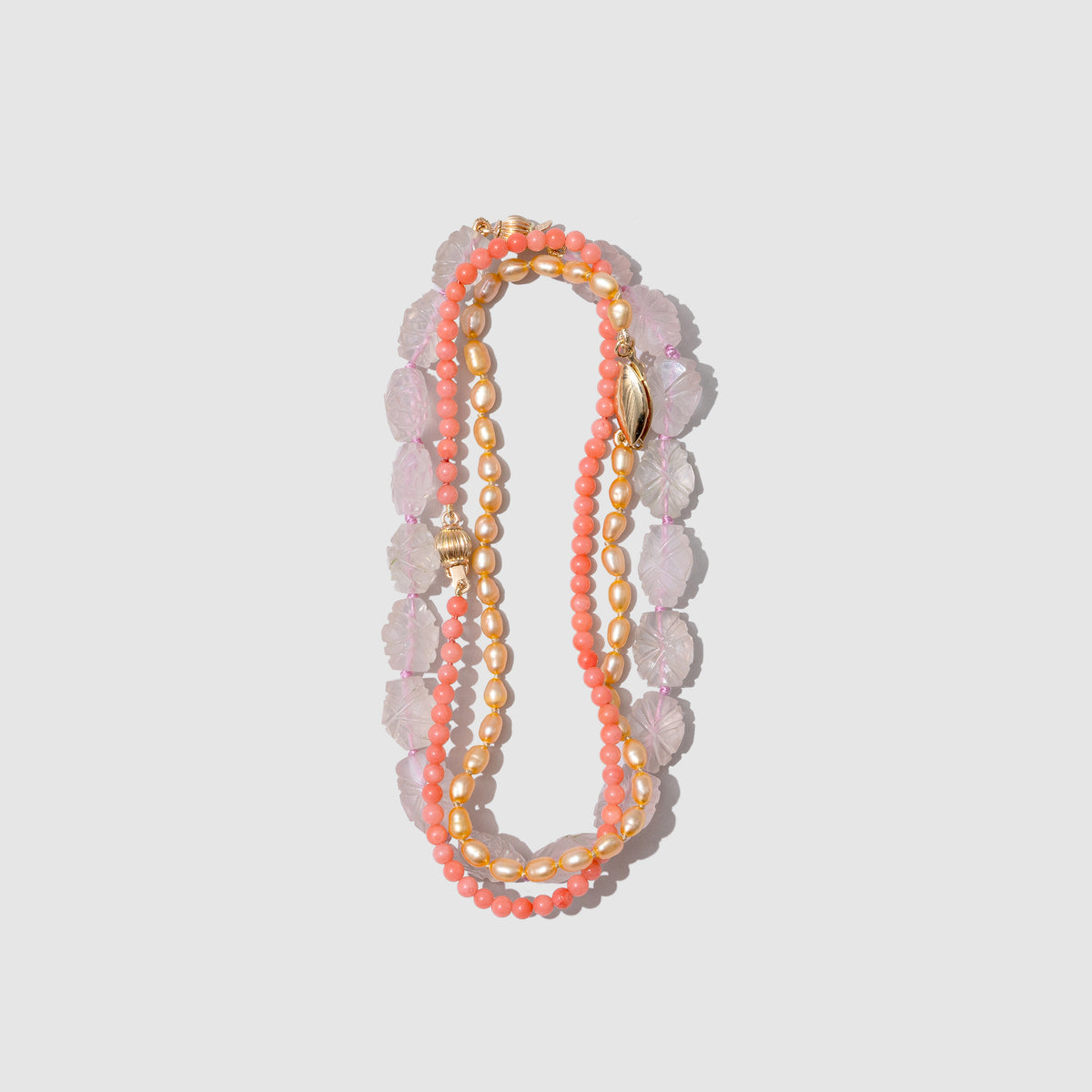 Beatrice Valenzuela - PINK BAMBOO CORAL BRACELET