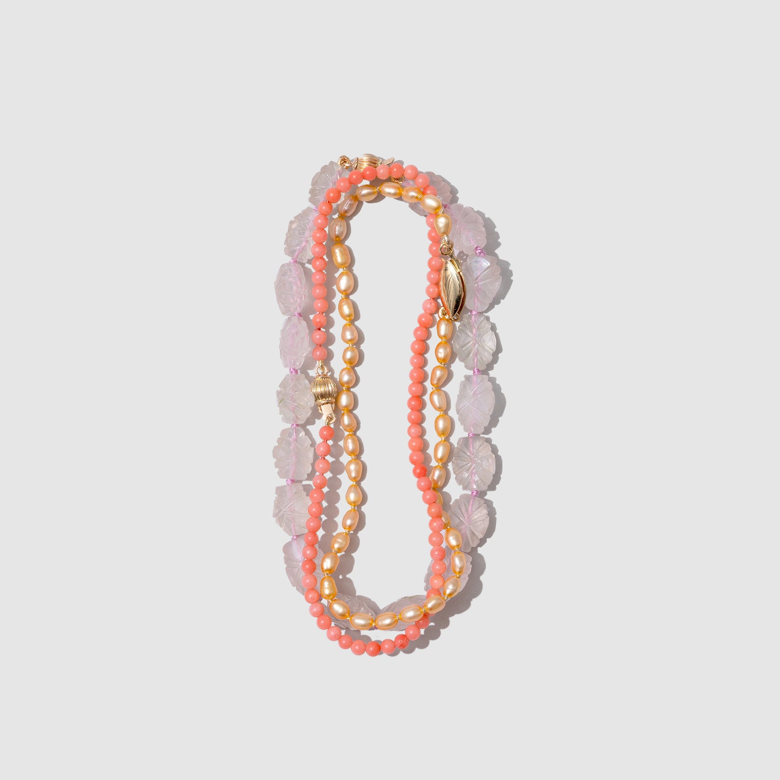 Beatrice Valenzuela - PINK BAMBOO CORAL BRACELET