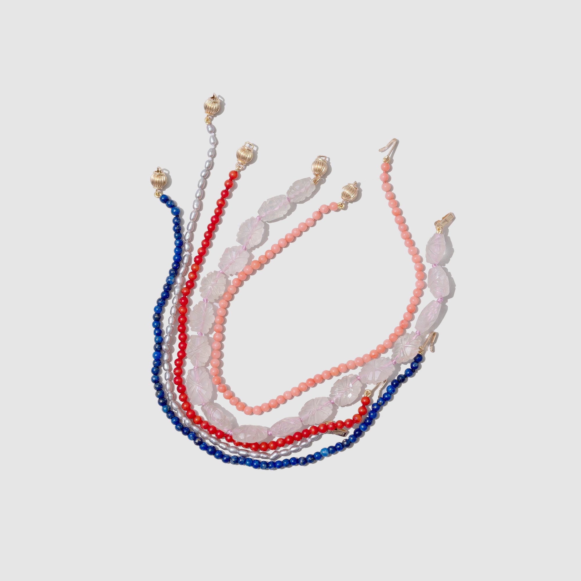 Beatrice Valenzuela - RED BAMBOO CORAL BRACELET
