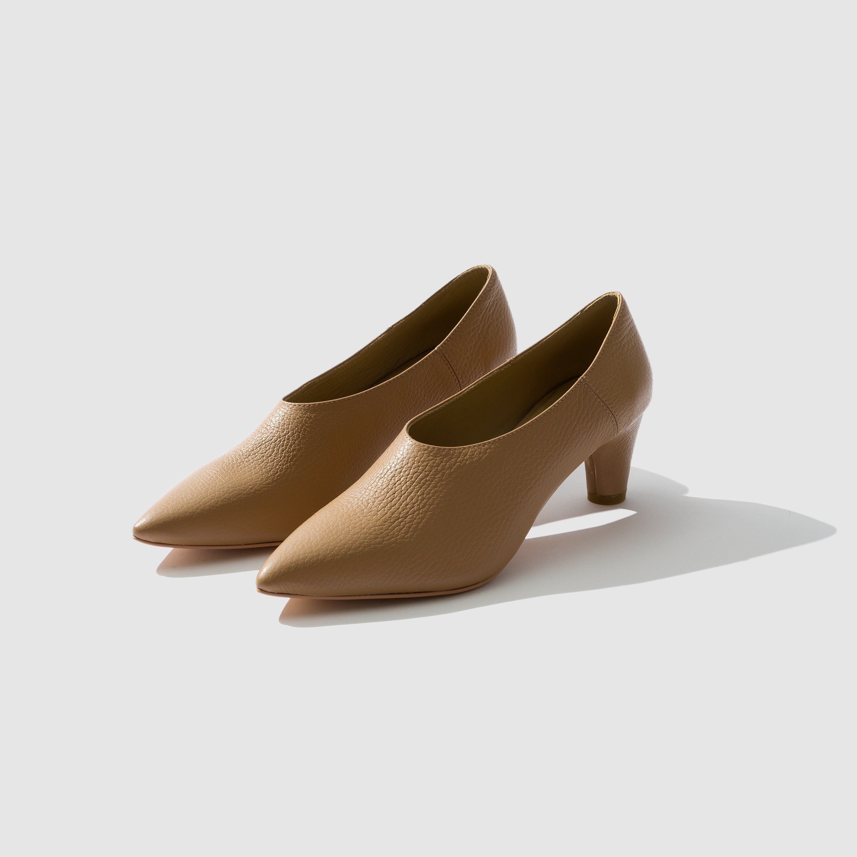 BABOUCHE HEEL TOBACCO