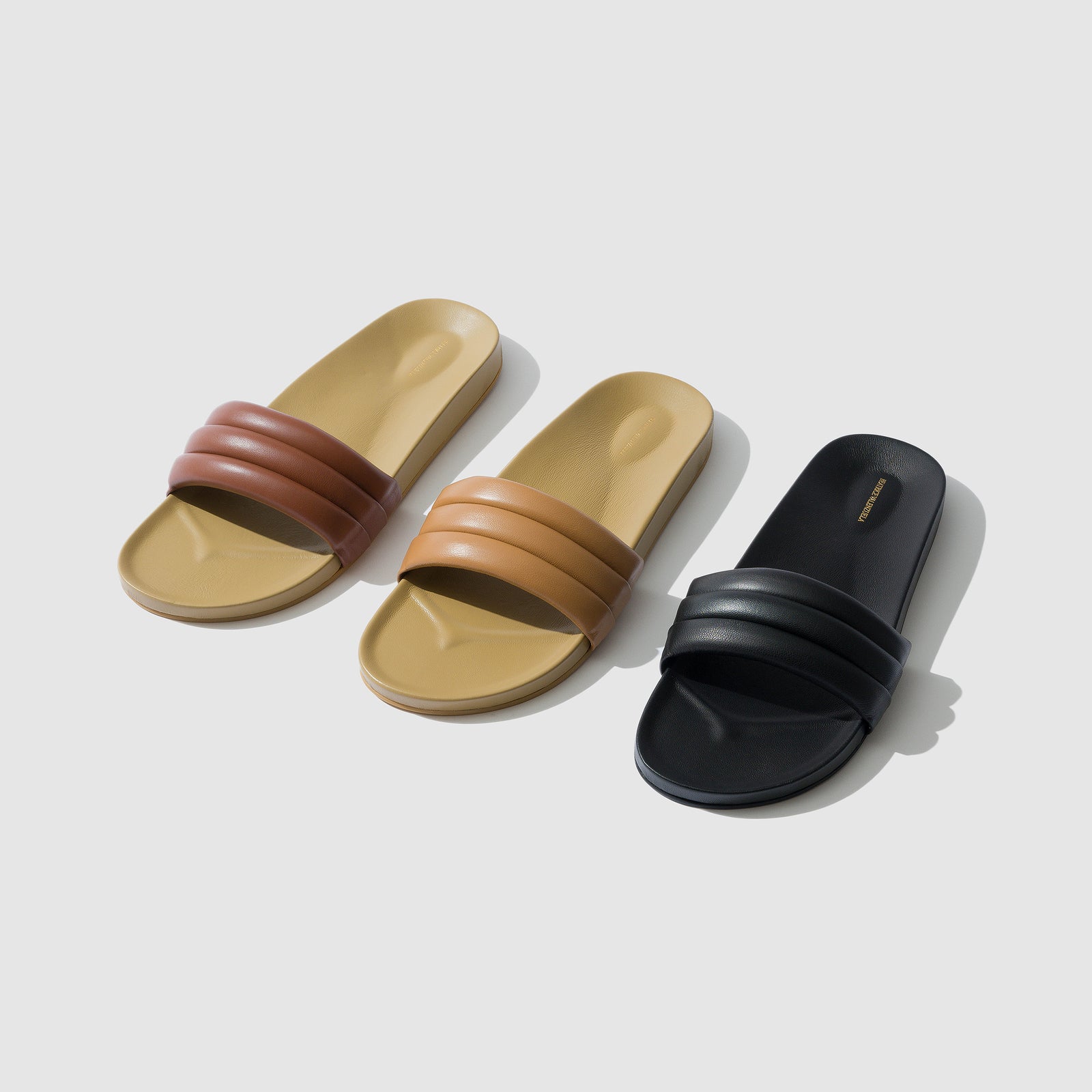 Beatrice Valenzuela - MEN'S BLACK MONOCOLOR SANDALIA