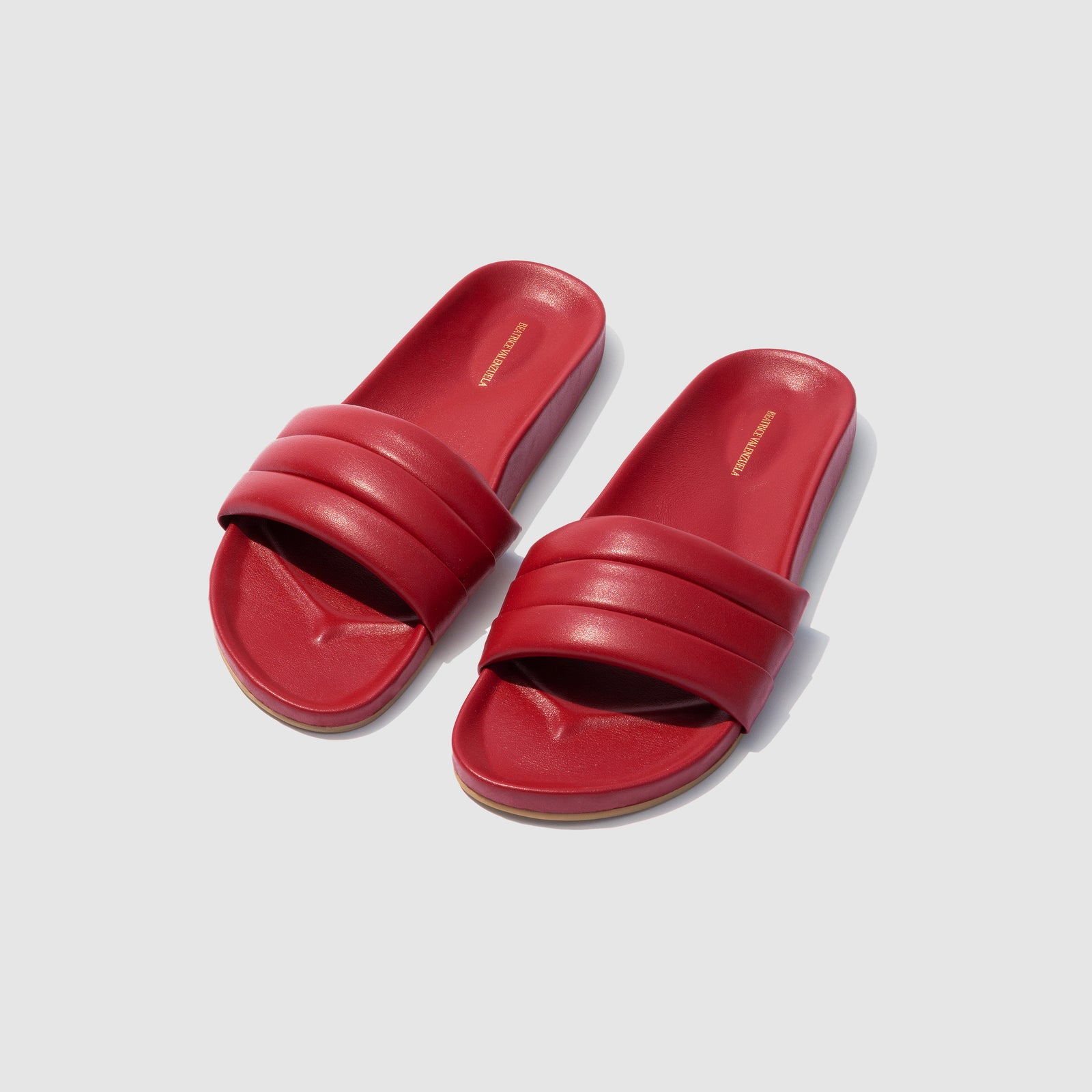 Beatrice Valenzuela - SCARLET MONOCOLOR SANDALIA