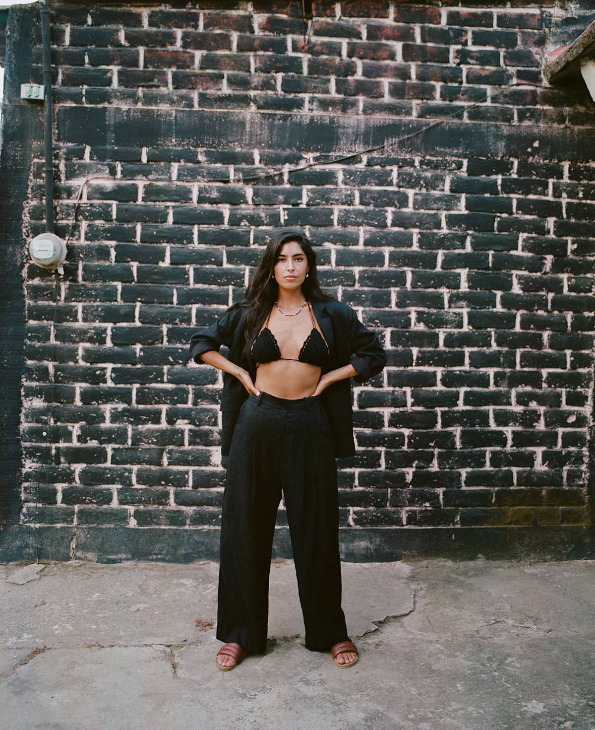 Beatrice Valenzuela - PANTALONES PACHUCOS TINTA LINEN