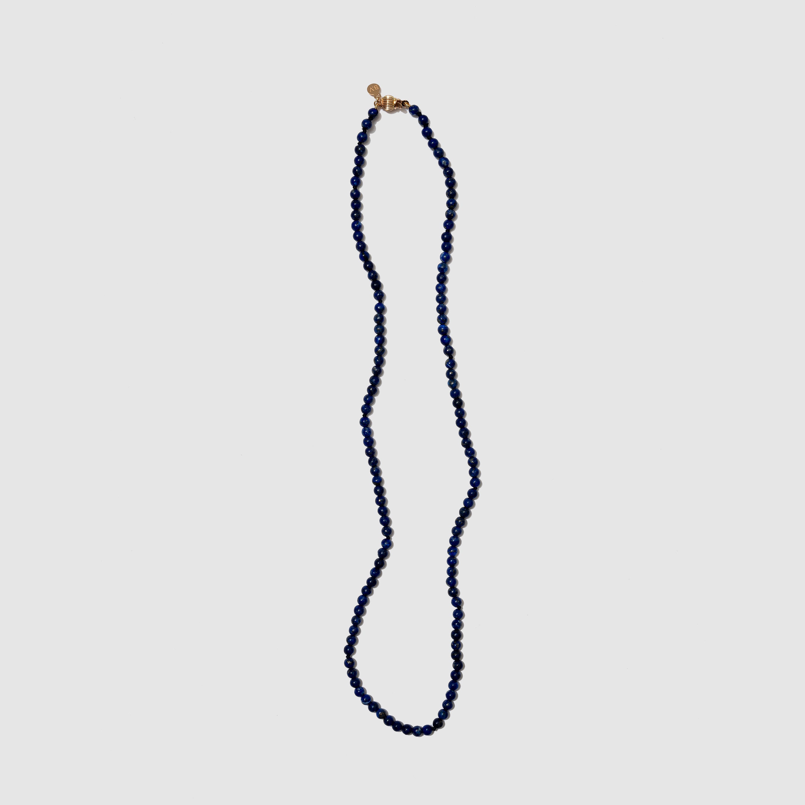  Nike (Victory) Prayer Bead Necklace in Lapis Lazuli