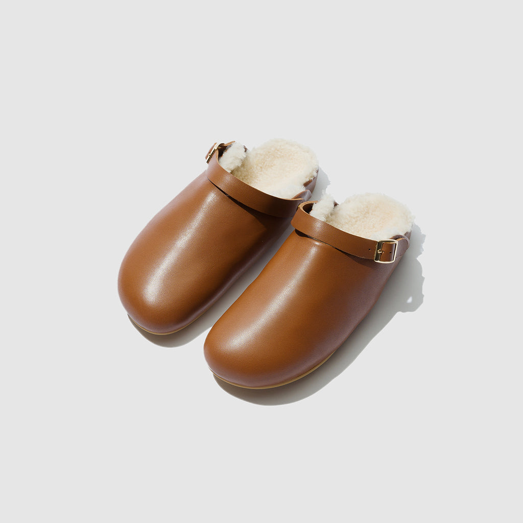 UMBER CLOG WITH SHEARLING - Beatricevalenzuela.com